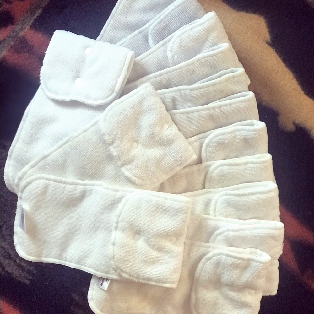 Bumgenius AIOdiapers, mamakoala microfiber inserts